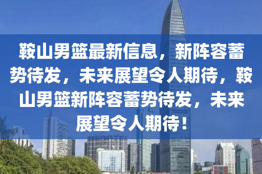 鞍山男篮最新信息，新阵容蓄势待发，未来展望令人期待，鞍山男篮新阵容蓄势待发，未来展望令人期待！中山市多米克自动化设备有限公司